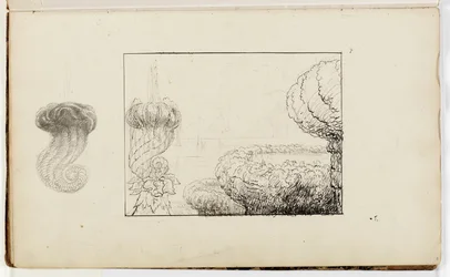 Sin título, Estudio para la copa de los titanes, 1837